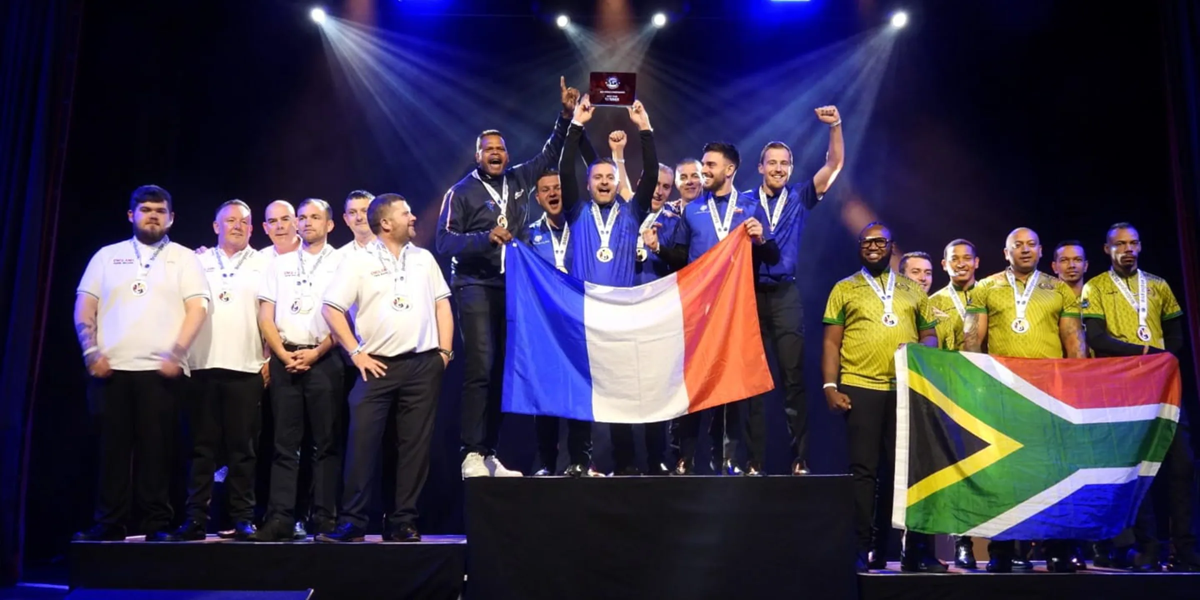 Christophe Lambert et ses trophées
